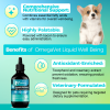 Welsdom Omegavet Well Being Oil Fatty Acids Coat Skin Joints Pump 16.9 fl oz