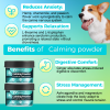 Welsdom Calming Powder for Dogs Anti Anxiety Stress Relaxing Meal Topper 8 oz