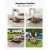 Elevated Dog Bed Portable Cot Washable Pillow Cushion Large Steel CCS