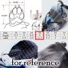 Waterproof Dog Shoes Drawstring Anti-Slip Secure Adjustable Cinch Rubber Soles 4-Pack CCS