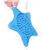 Aquapaw Slow Treater Star-Shaped Silicone Mat Suction Cups Bath Distraction Pad