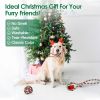iMounTEK Christmas Chew Toys Washable Knotted Cotton Rope Dental Flossing Holiday Colors