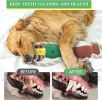 Plush Duck Squeaky Dog Tug Toy Crinkle Paper Wings Woven Cotton Dental Rope Limbs CCS