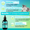 Welsdom Omega Oil Supplement Liquid Wild Fish Skin Coat Joint Heart Support 8 fl oz