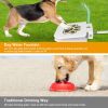 Dog Water Fountain Step-on Activated Sprinkler Outdoor Play Fun Hose Hookup Steel CCS
