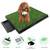 Dog Potty Training Puppy Loo Tray Artificial Grass Pad Mat 3 Tier Drainage Base Yegbong