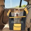 Dog Car Seat Cover 700D Oxford Fabric No-Slip Small Medium Dogs Waterproof Rear Bench CCS