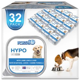 Forza10 Actiwet Dog Food Hypo Lamb Specialty Diet Pasture Raised Case 32 Tubs
