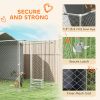 Dog Kennel Chain Link UV-Resistant Cover 13.1' x 7.5' x 7.5' CCS