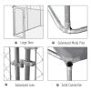 Dog Kennel Steel Cover Secure Lock Mesh Sides 9.8' x 9.8' x 7.7' CCS