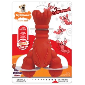 Nylabone Power Chew Lobster Filet Mignon X-Large Flavor Infused Aggressive Chew Durable Seafood Dental Care