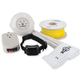 PetSafe Stubborn Dog Underground Fence Powerful Correction System Large Breeds Strong Stable Vibration Static Programmable Progressive