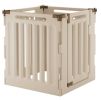 Richell Convertible Dog Playpen 4 Panel Indoor Outdoor Weatherproof Resin Plastic