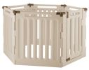 Richell Convertible Dog Playpen 6 Panel Expanded Indoor Outdoor Resin Enclosure