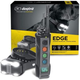 Dogtra EDGE Dog Training Coller Intuitive Control LED Light Remote