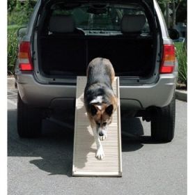 PetStep Folding Dog Ramp Heavy Duty 500 lb Capacity Non Slip Rubber SUV Vehicle Mobility Aid