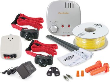 PetSafe Basic In-Ground Dog Fence System Includes 2 Waterproof Collars