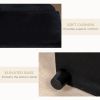 Luxury Dog Bed Hidden Storage Foam Cushion Modern Sofa Black CCS