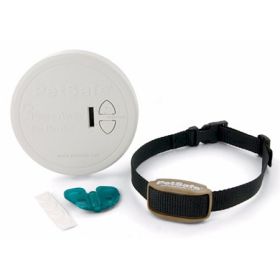 PetSafe Pawz Away Indoor Pet Barrier Wireless Dog Fence Adjustable Range Static Correction Waterproof Collar Compact Transmitter for Home Use