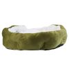 Soft Plush Pet Bed Warm Lounge iMounTEK Cushion Cozy Sleep Nest Non-Slip Base Fluffy Round Rest Pad Small Breed Comfort Support