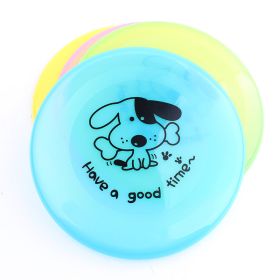Unbranded — Silicone Flying Saucer Dog Toy Funny Pet Flying Disc Chew‑Resistant Puppy Training Interactive Outdoor Play Supplies (Option: random color-1PC)