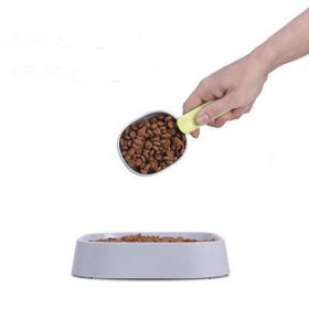 Dog Feeding Spoon ABS Plastic Multi Functional Food Scoop Clip Design for Dogs Cats Kitchen Storage CCS (Option: Powder coffee)