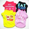 Cotton Printed Dog Shirt Lightweight Comfortable Small Breed Breathable Tank CCS