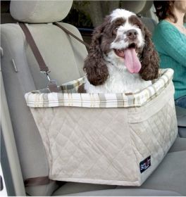 Deluxe Pet Booster Seat Car Automobile Safety Innovative Padded Quilted (Option: Extra Large)