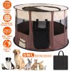 Foldable Pet Travel Tent Playpen Detachable 360 Mesh Breathable Waterproof Scratch Resistant Secure Outdoor Indoor Puppy