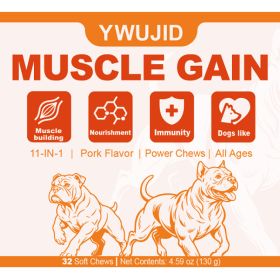 YWUJID Dog Muscle Increasing Soft Chewable Tablets Nutritional Supplement Muscle Support Recovery Dogs (Option: Soft chewable tablets-1PCS)