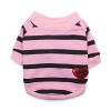 Casual Dog Shirt Soft Breathable Cotton Clothing Apparel Multi-Color Jersey Tee CCS