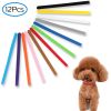 12 Color Puppy ID Collar Adjustable Lightweight Polyester Fabric Washable Skin Friendly Safe Identification