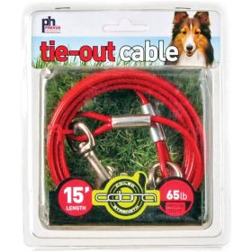 Prevue Pet Products 15 Foot Tie Chain Swivel Safety (Option: out Cable Medium Duty)