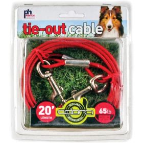 Prevue Pet Products 20 Foot Tie Large Dog Die-Cast Iron (Option: out Cable Medium Duty)