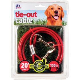 Prevue Pet Products 20 Foot Tie Large Dog Die-Cast Iron (Option: out Cable Heavy Duty)