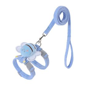 Dog Harness Wing Shaped Decorative Walking Vest Small Puppy CCS (Specification: Blue/M)