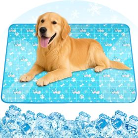 Dog Cooling Mat Non Toxic Solid Gel Waterproof Durable Bed Pad CCS (Specification: M)