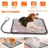Pet Heating Pad Waterproof Electric Heated Mat with Adjustable Temperature and Chew Resistant Cord Safe Indoor Warmth