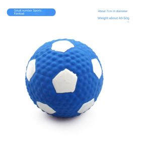 Doggie Design Squeaky Latex Rubber Dog Toy Balls Interactive Fetch High Bounce (colour: Small size latex football)