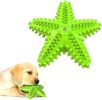 Rubber Starfish Dog Squeaky Puzzle Chew Toy Natural Durable CCS