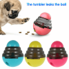 Holapet Interactive Dog Treat Dispenser Toy Tumbler Food Feeder Ball Slow Eating Training Puzzle Durable ABS Wobble Enrichment Play