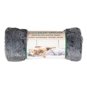 Dog Essential Oils Blanket Itchy Witchy Calming Throw Microfleece 30x40 CCS (Color: Black, Size: large)