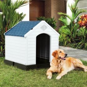 Plastic Waterproof Ventilated Dog Puppy House Safety Relax High Quality All Weather Shelter (size: S)