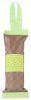 Pet Life Quash Water Bottle Inserting Oxford Nylon Molded Rubber Center Crackling Tug Toy