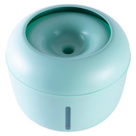 Pet Life Moda-Pure Ultra-Quiet Filtered Dog Fountain Waterer (Color: Green)