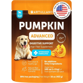 Pumpkin Powder Dogs Digestive Support 16 OZ Fiber Supplement Constipation Healthy Skin Digestion Glands Firm Stool Poop Anti Diarrhetic (Option: 1pcs)
