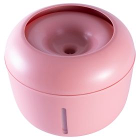 Pet Life Moda Pure Fountain Ultra Quiet Filtered Automatic Waterer 84 oz Reservoir (Color: Pink)