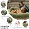 Vacqueen Human Dog Bed Giant Washable Lounger Large Pet Sleeping Cushion Portable Comfort Nest for Adults and Pets