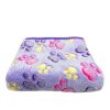 Soft Fluffy Cartoon Pattern Dog Blanket High Quality Warm Comfortable Pet Mat Lightweight Cozy Bed Couch Travel Pet Supply for Dogs Cats