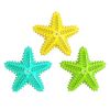 Rubber Starfish Dog Squeaky Puzzle Chew Toy Natural Durable CCS